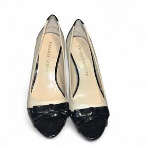 Franco sarto black and cream